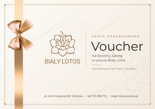 Voucher na dowolny zabieg w salonie Biały Lotos we Wrocławiu